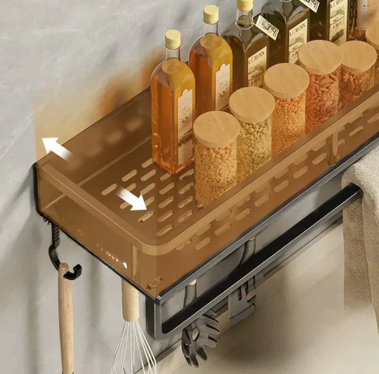Moderne Køkkenhylde med Pladsbesparende Design 7