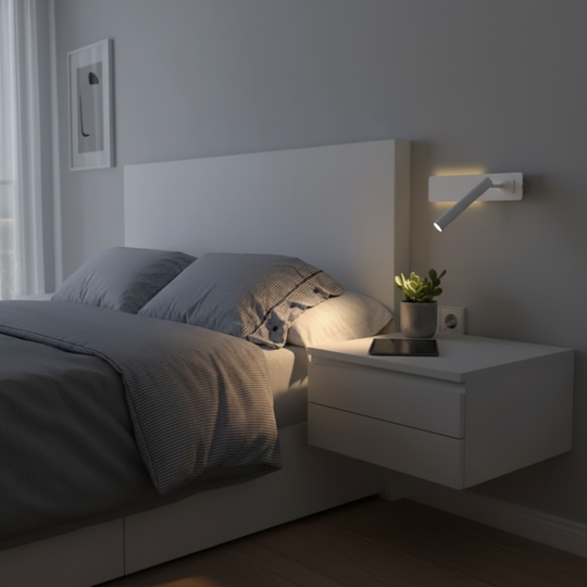 Moderne LED Læsevæglampe til Sengen 3