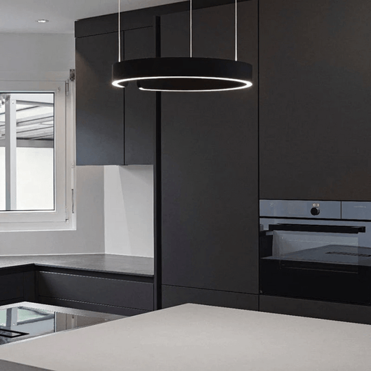 Moderne LED Pendel Lys Cirkulær Design 2