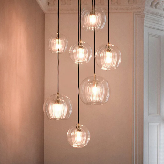 Moderne LED Pendel i Sfærisk Design 8