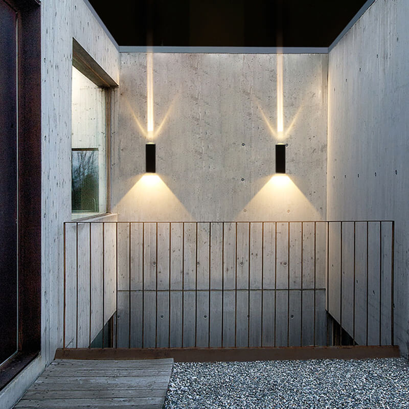 Moderne LED Udendørs Væglampe Rektangulær 6
