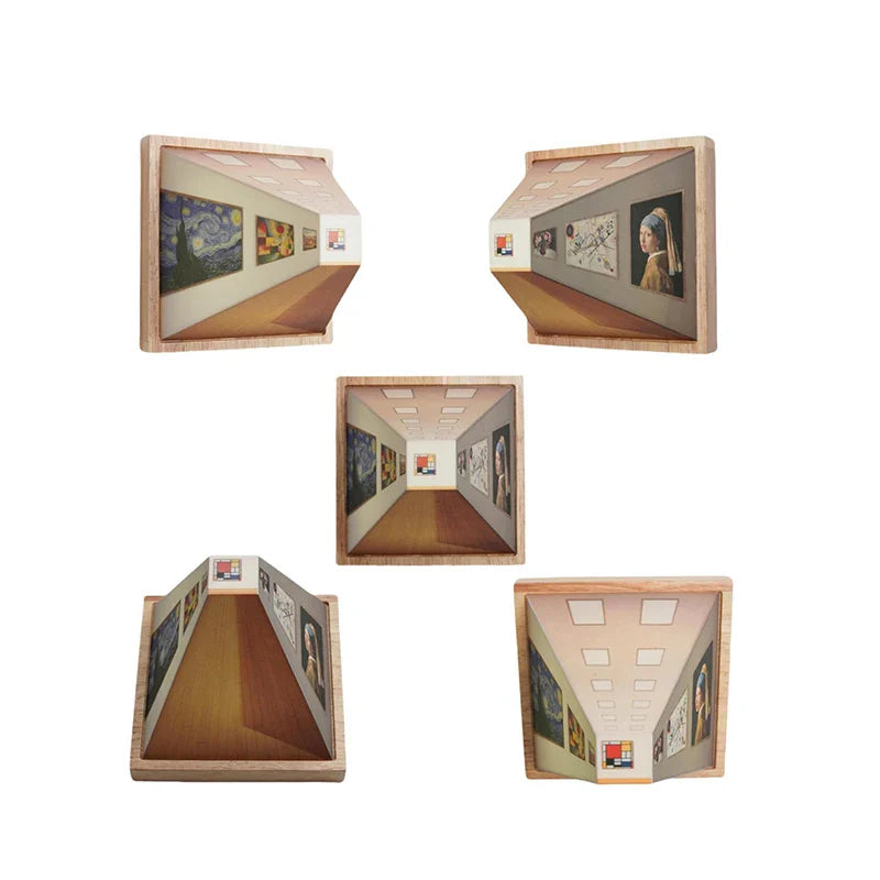 Moderne LED Vægkunst Lampe Med 3D Lysmønstre 2