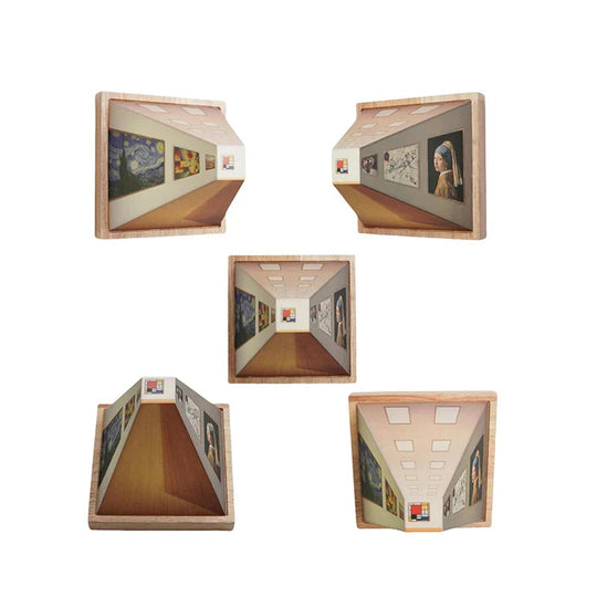 Moderne LED Vægkunst Lampe Med 3D Lysmønstre 2