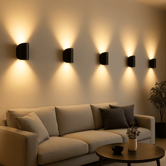 Moderne LED Væglampe Minimalistisk Design 2