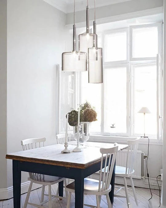 Moderne Loftlampe til Spisebord - LED Pendellampe med Stilrent Design 2