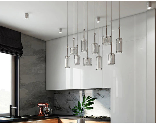 Moderne Loftlampe til Spisebord - LED Pendellampe med Stilrent Design 3