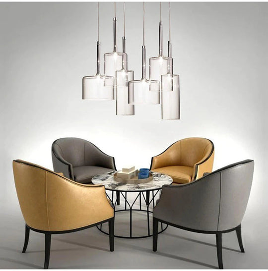 Moderne Loftlampe til Spisebord - LED Pendellampe med Stilrent Design 4