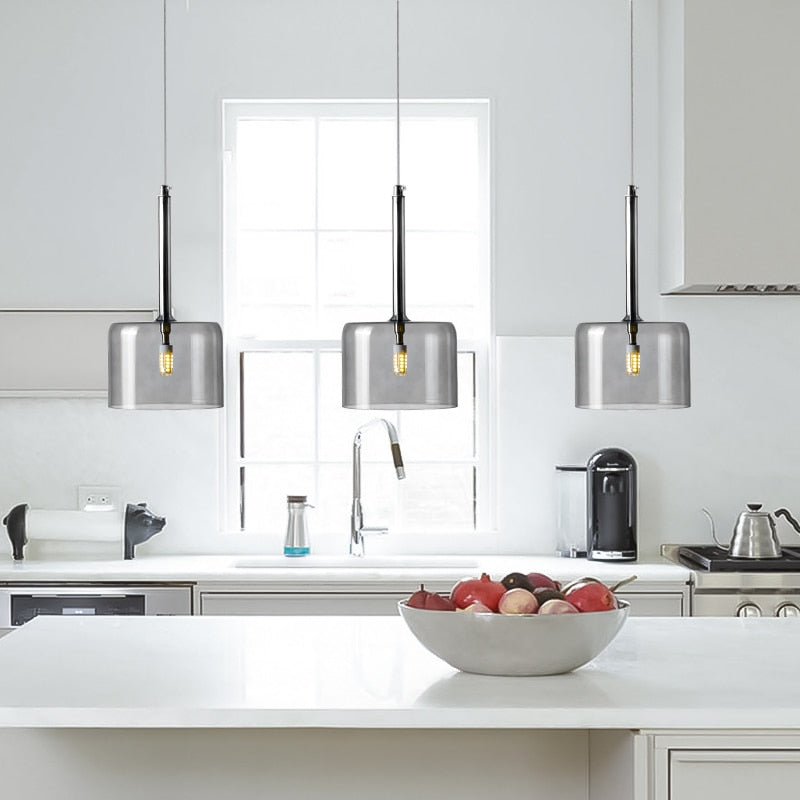 Moderne Loftlampe til Spisebord - LED Pendellampe med Stilrent Design 8
