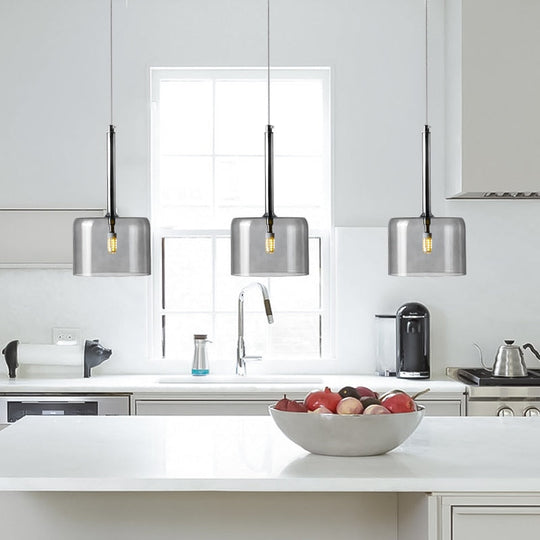 Moderne Loftlampe til Spisebord - LED Pendellampe med Stilrent Design 8