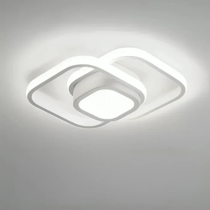 Moderne Loftslampe med Dobbeltring Design 10