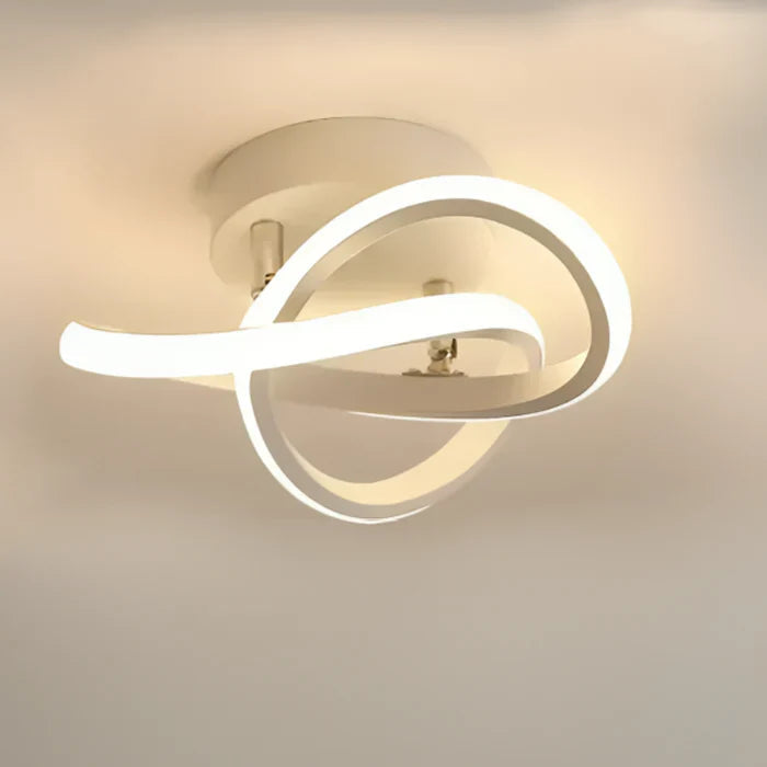 Moderne Loftslampe med Dobbeltring Design 11