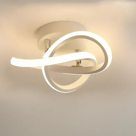 Moderne Loftslampe med Dobbeltring Design 11