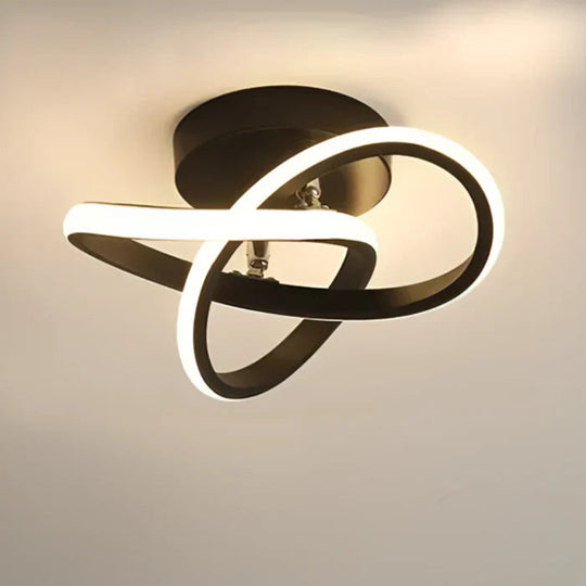 Moderne Loftslampe med Dobbeltring Design 7