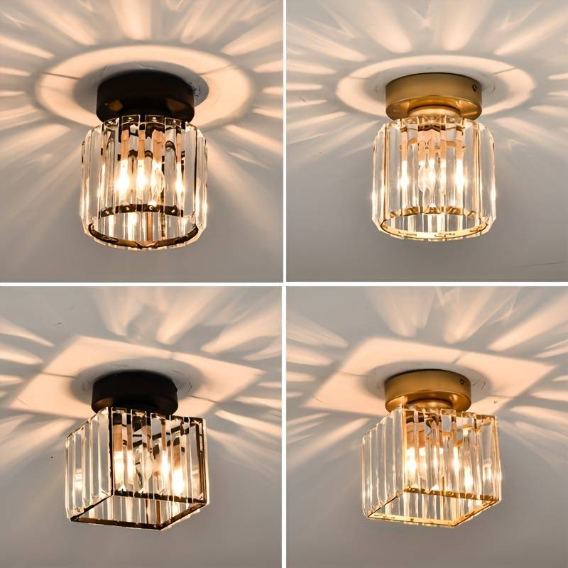 Moderne Loftslampe med Krystaller 0