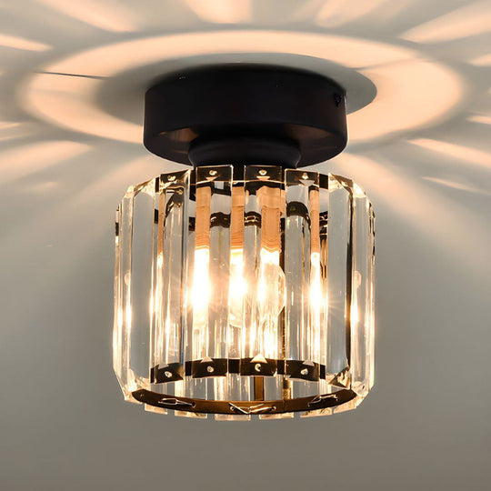 Moderne Loftslampe med Krystaller 1