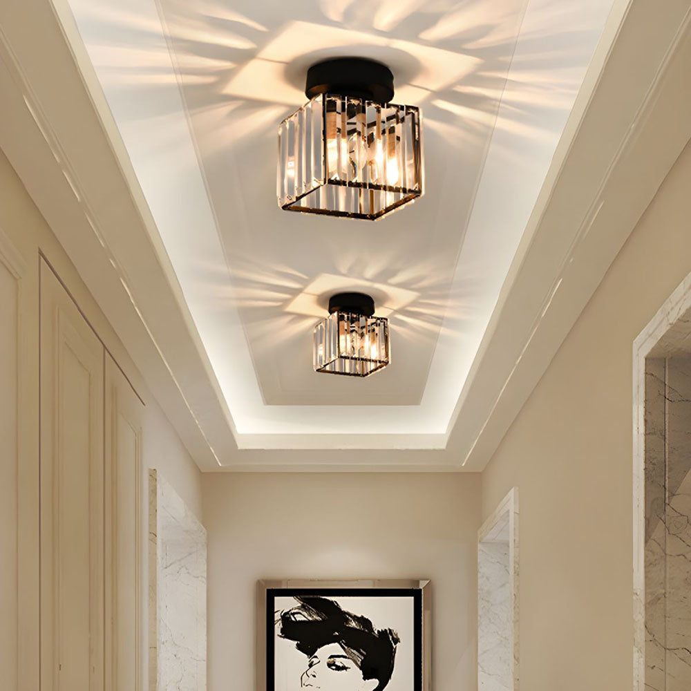 Moderne Loftslampe med Krystaller 2