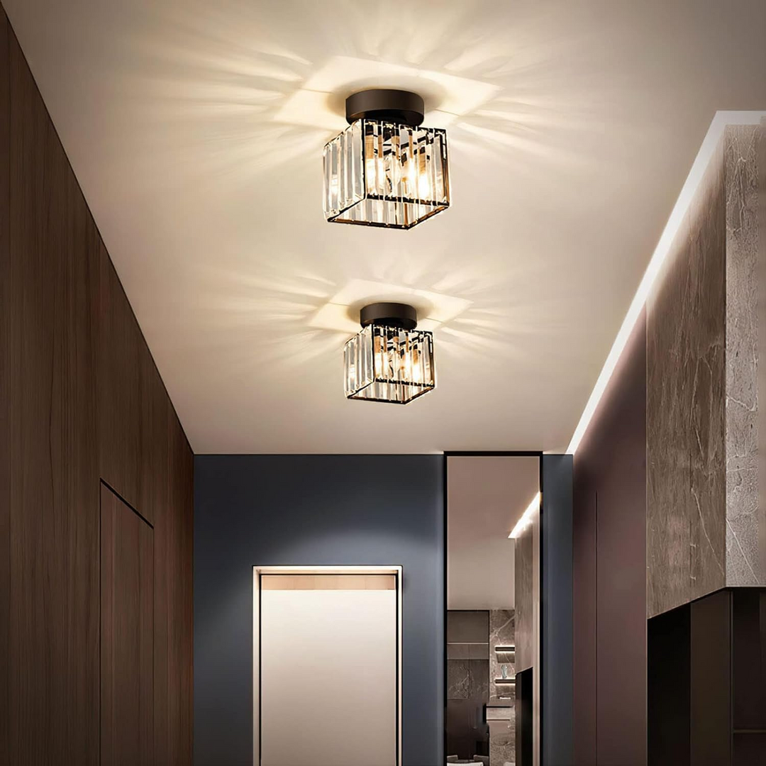 Moderne Loftslampe med Krystaller 5