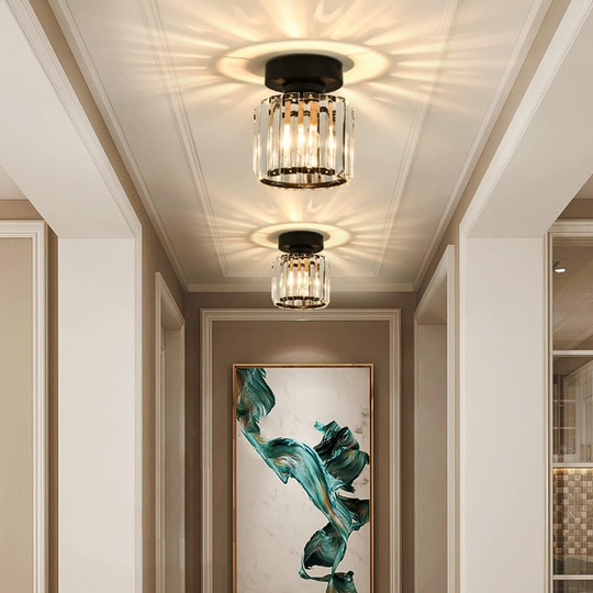 Moderne Loftslampe med Krystaller 7