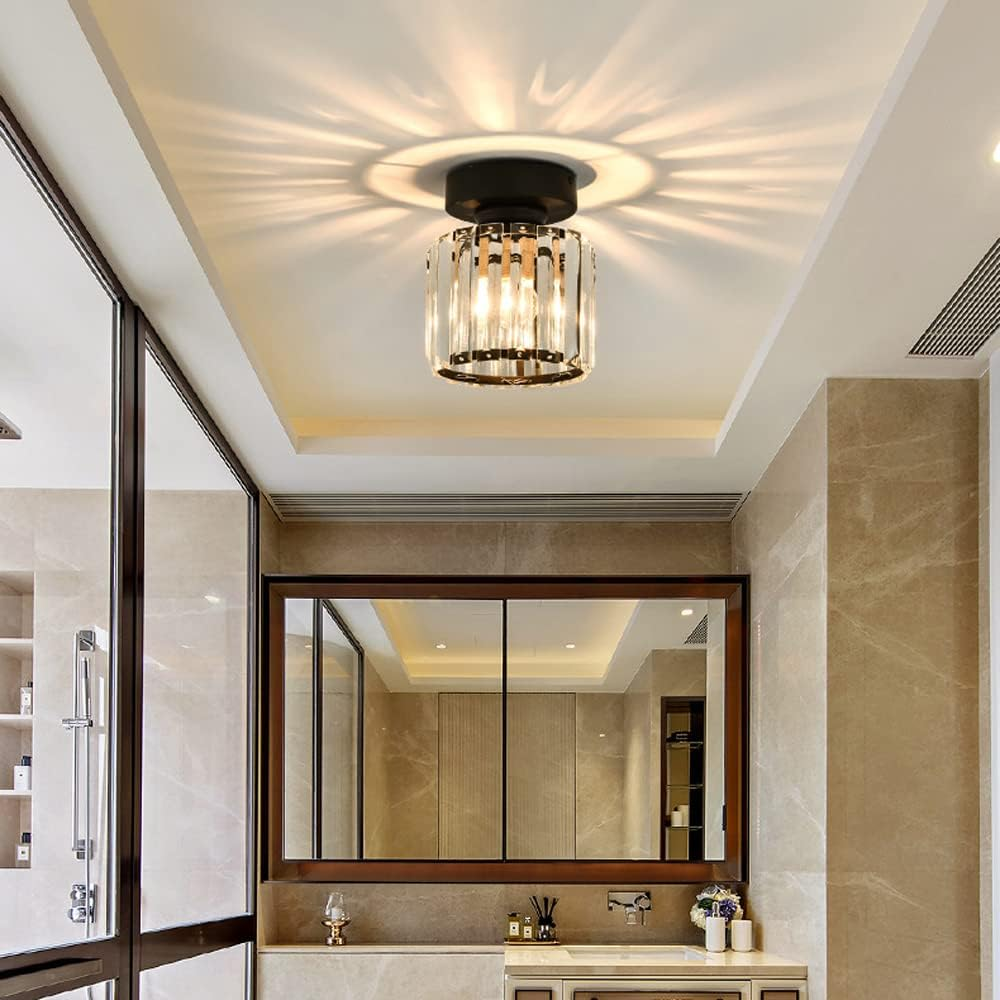 Moderne Loftslampe med Krystaller 8