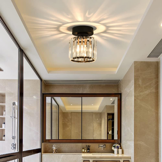 Moderne Loftslampe med Krystaller 8