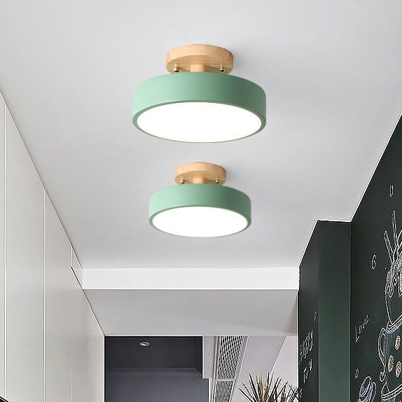 Moderne Loftslampe til Stue og Soveværelse - Rund LED Design med Dæmpning 1