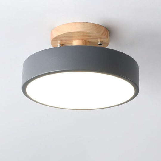 Moderne Loftslampe til Stue og Soveværelse - Rund LED Design med Dæmpning 10