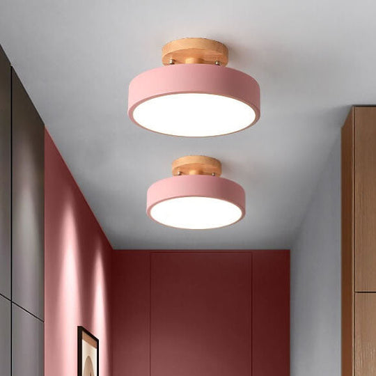Moderne Loftslampe til Stue og Soveværelse - Rund LED Design med Dæmpning 2