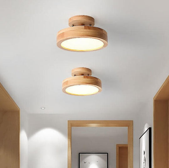 Moderne Loftslampe til Stue og Soveværelse - Rund LED Design med Dæmpning 3
