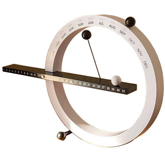 Moderne Magnetisk Perpetuel Kalender til Skrivebord Minimalistisk Design 0