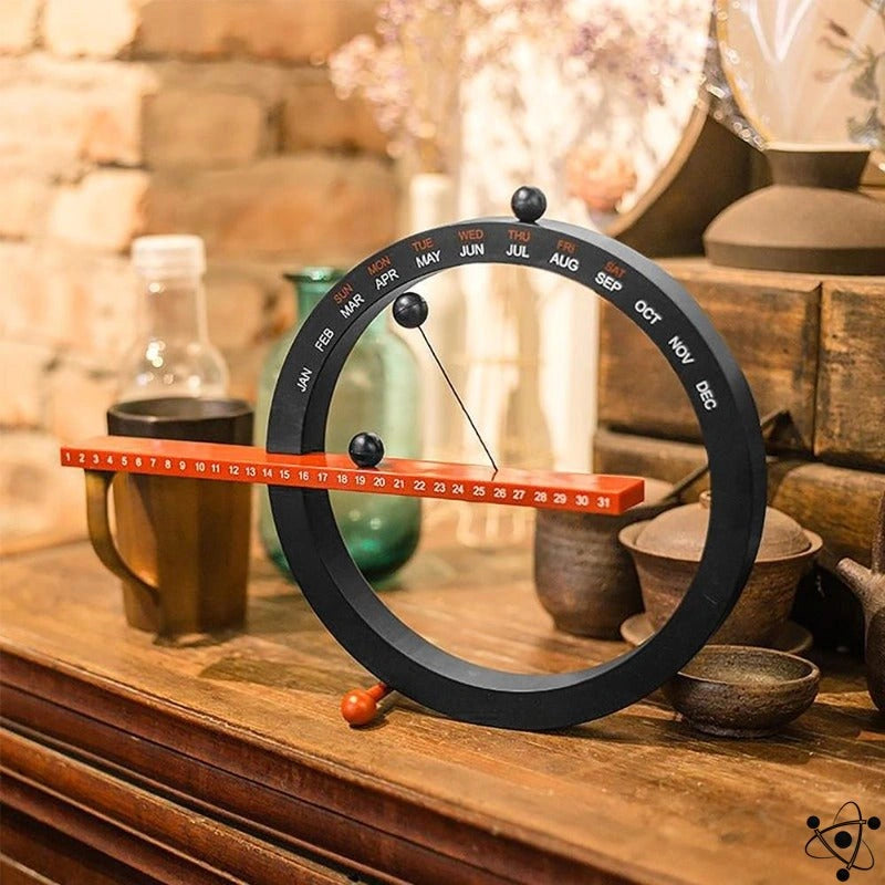 Moderne Magnetisk Perpetuel Kalender til Skrivebord Minimalistisk Design 3