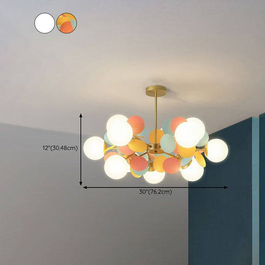 Moderne Pendel Loftslampe med 9 Lys 4