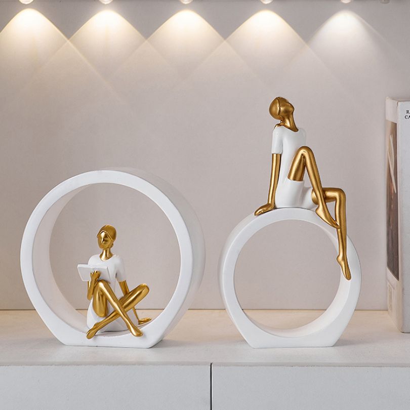 Moderne Pige Ornament til Skrivebord 1