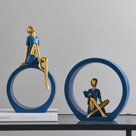 Moderne Pige Ornament til Skrivebord 2