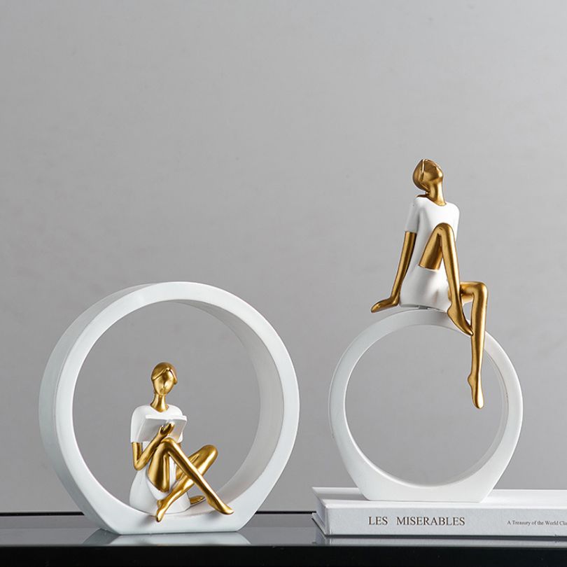 Moderne Pige Ornament til Skrivebord 3