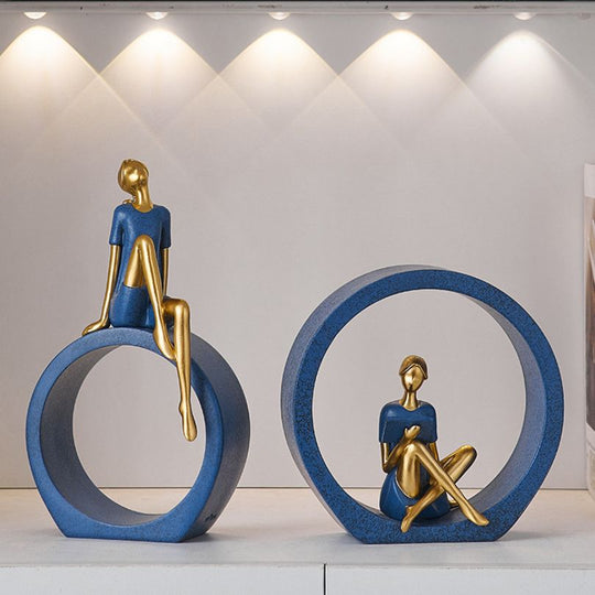 Moderne Pige Ornament til Skrivebord 4