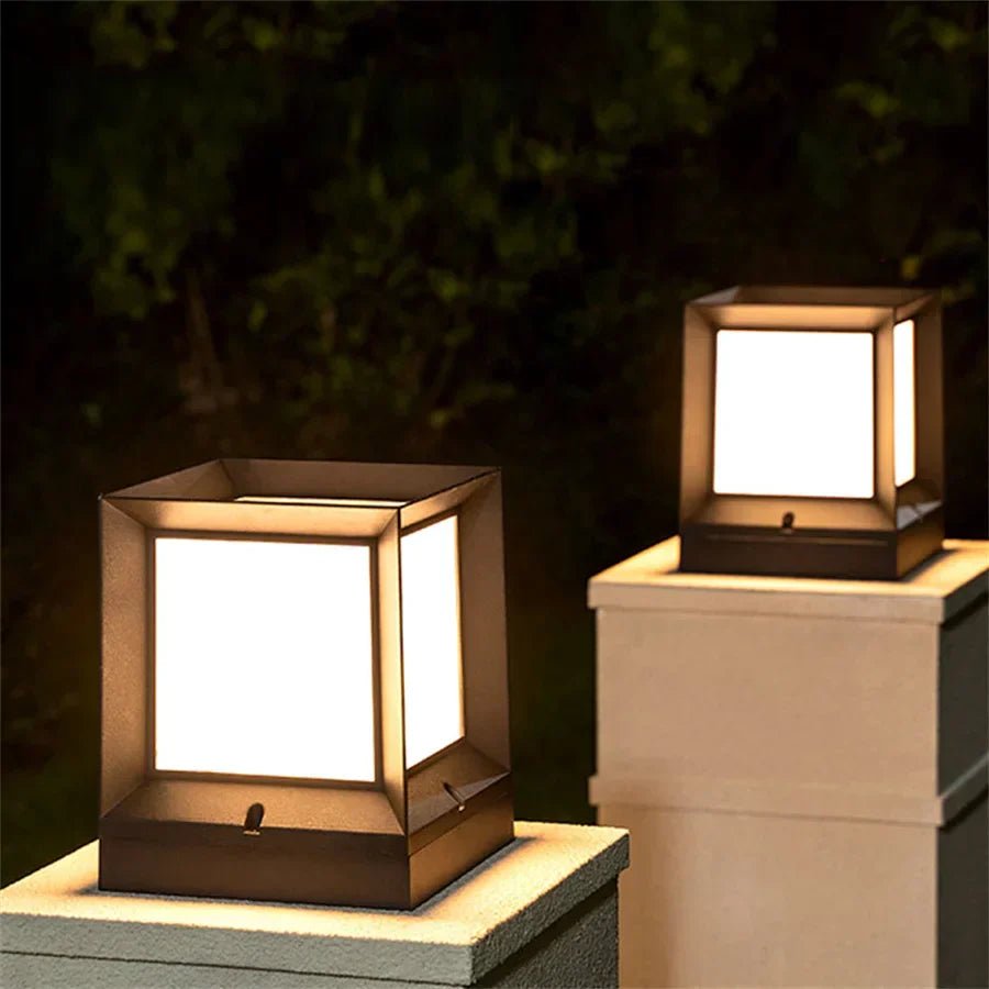 Moderne Udendørs Lampe til Indkørsler og Haver med 12W LED Belysning 1