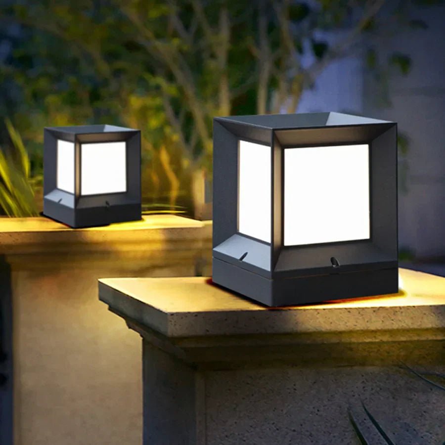 Moderne Udendørs Lampe til Indkørsler og Haver med 12W LED Belysning 4