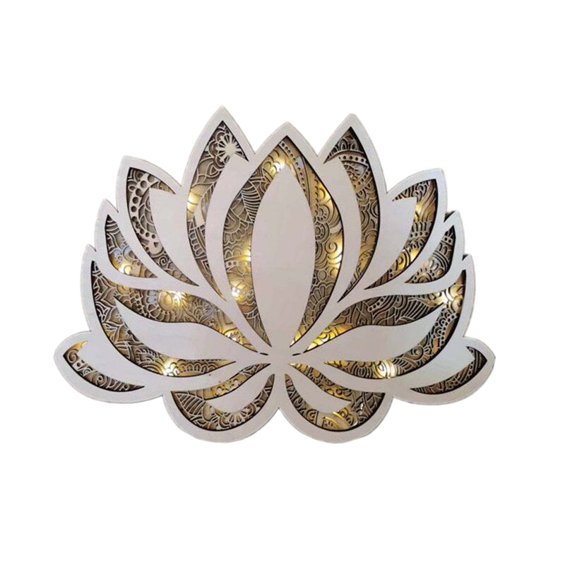 Moderne Væglampe Lotus Mandala 5