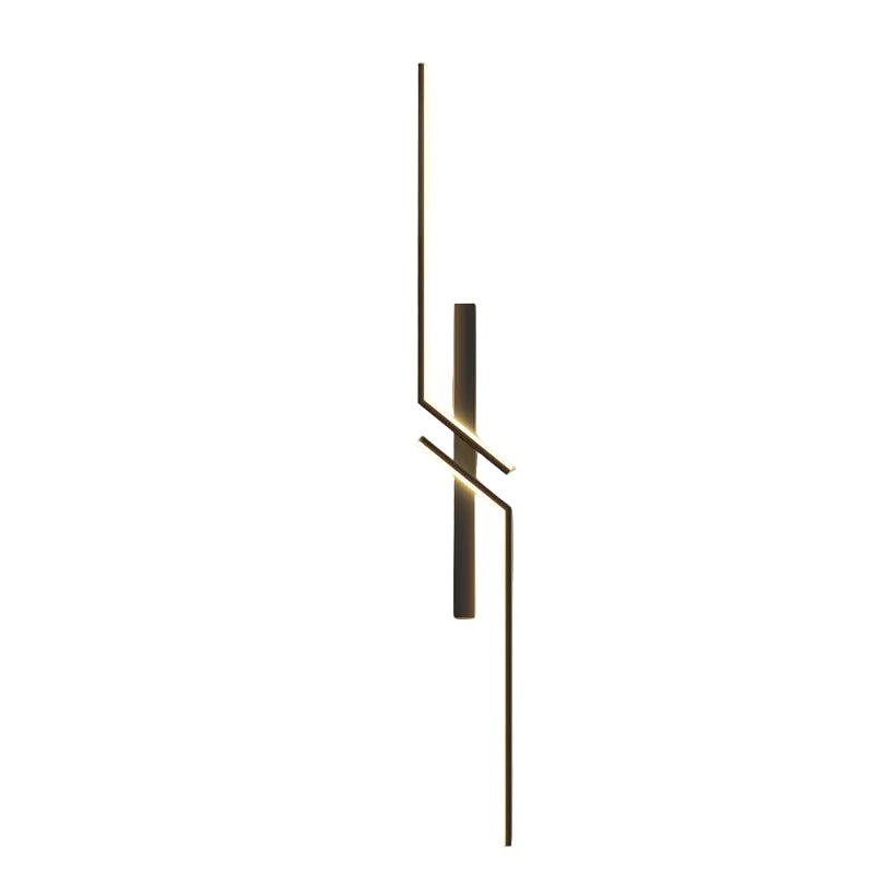 Moderne Væglampe i Sort Design 0