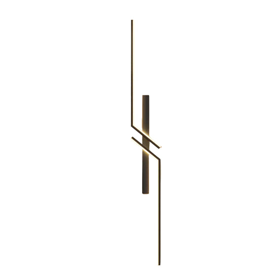 Moderne Væglampe i Sort Design 0