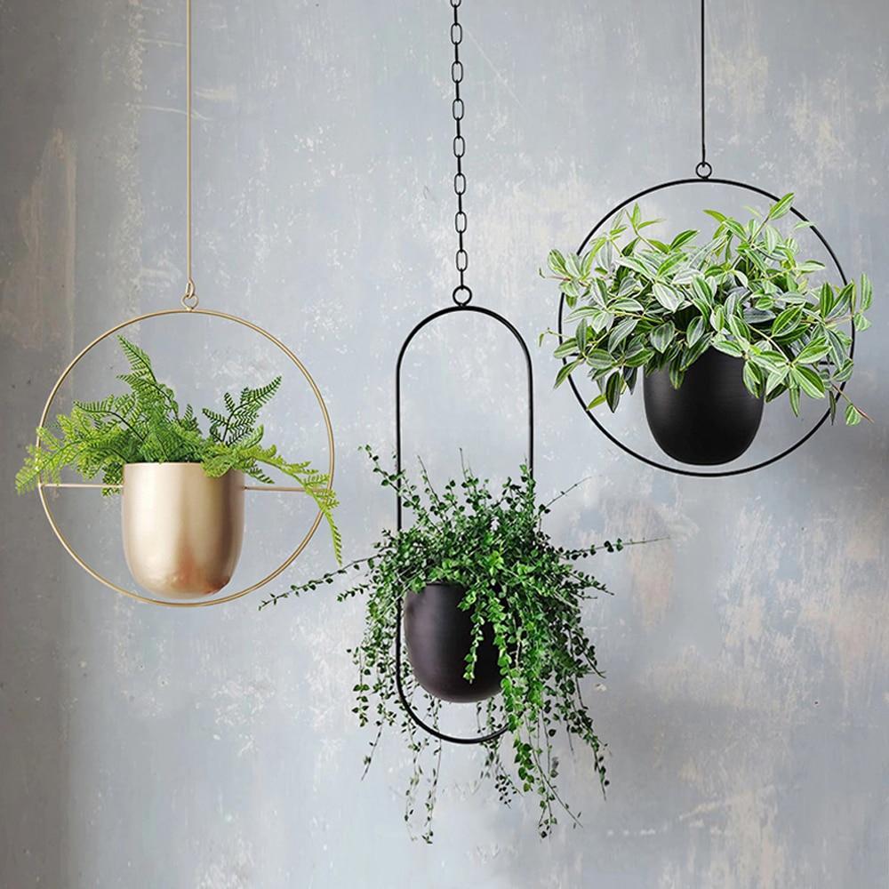 Moderne Vægplanteholder Minimalistisk Design 1