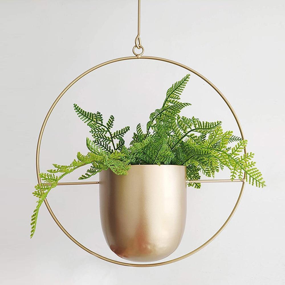 Moderne Vægplanteholder Minimalistisk Design 7