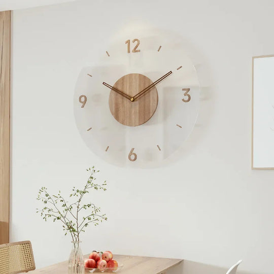 Moderne Vægur i Træ - Minimalistisk Design til Stuen 6