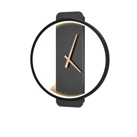 Moderne Vægur med LED-lys 0