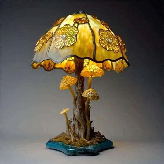 Mosaiklampe med Blidt Lys og Dekorativ Atmosfære 5