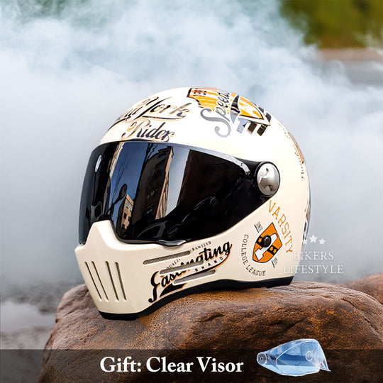 Motorcykelhjelm Full Face Grand Tour 7