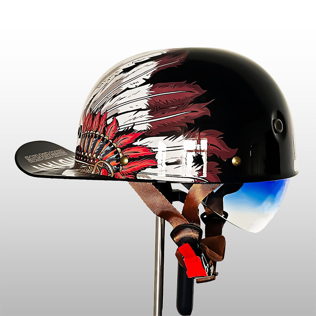 Motorcykelhjelm i Baseballkasket Look 16