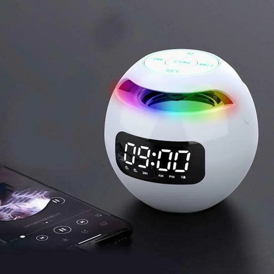 Multifunktionelt Vækkeur med Bluetooth Højttaler 2