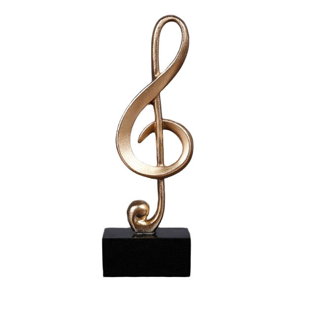 Musikalsk Dekorationsfigur i Guld 0