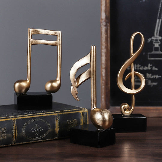 Musikalsk Dekorationsfigur i Guld 1
